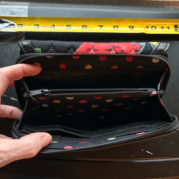 Vera Bradley Ultimate Wristlet with push lock, Havana Rose - Picture 5 of 6